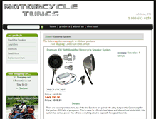 Tablet Screenshot of motorcycletunes.com